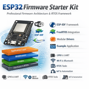 ESP32 Firmware Starter Kit — Professional Firmware Architecture & RTOS Framework